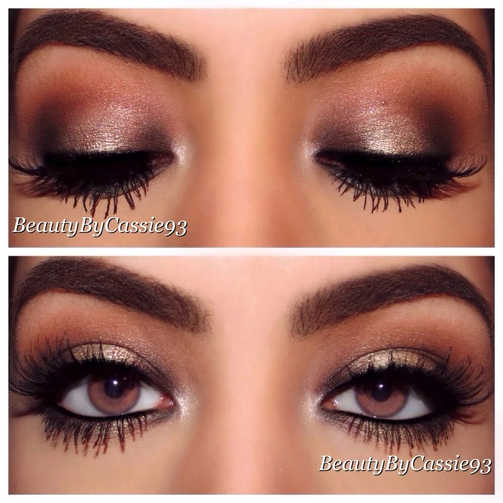 Laura Geller Soft Glam Smokey Eyeshadow Palette Silver Gold Shimmers Neutrals
